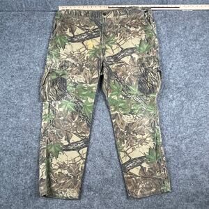 Vintage 10X Camo Cargo Pants Mens Size 44 Long Hunting Outdoor Camouflage